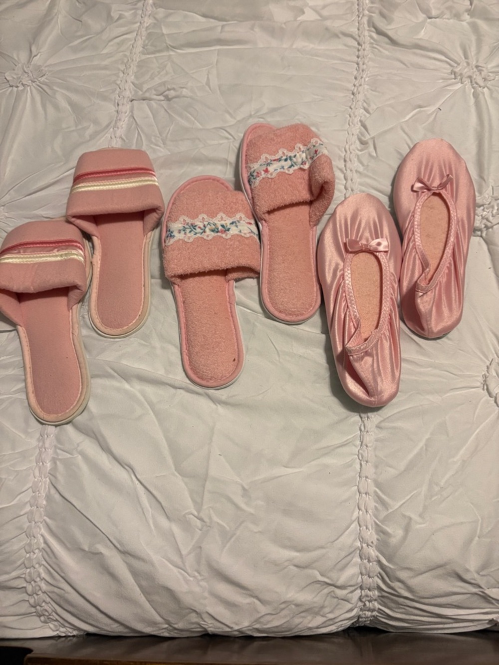 Women's Pink Home Slipper and Ballet Flat Set